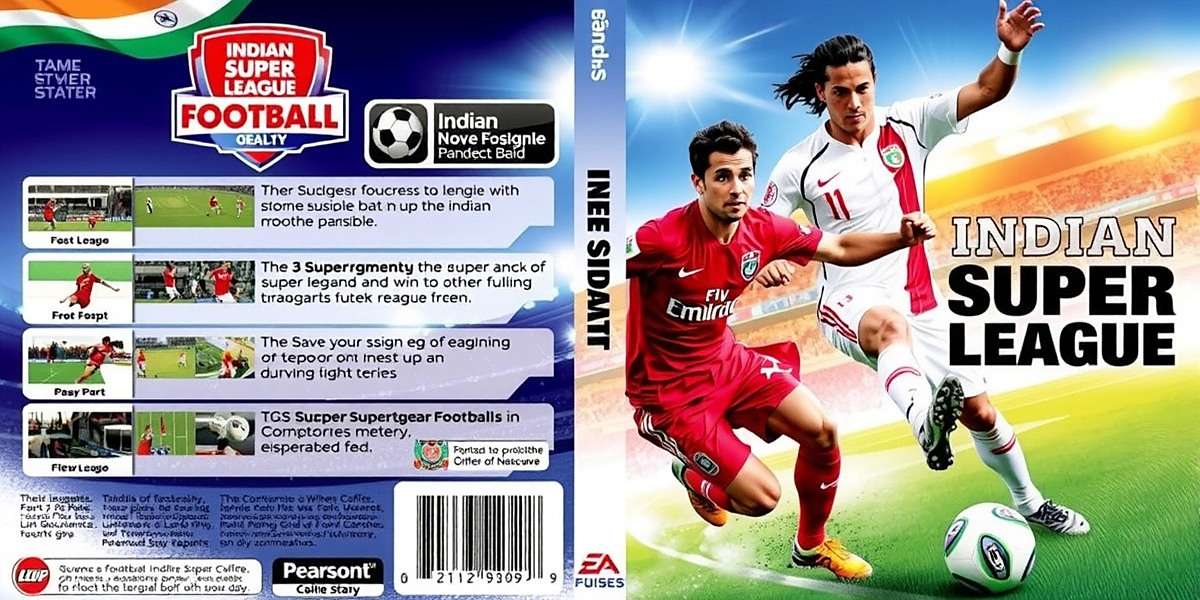 Indian Super League Football - Official Game Indian Super League Football game cover featuring star players in action during a match