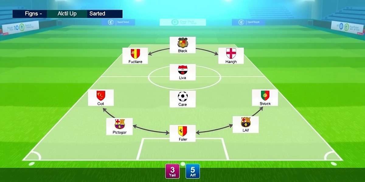 Indian Super League Football Strategies Indian Super League Football strategy guide showing a tactical formation setup screen